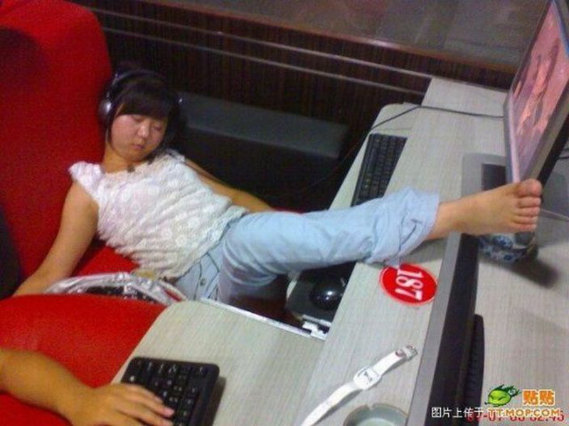 Chinese Girl Passed Out